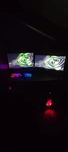 Gaming / Streaming Set | PC - Monitore - Tastatur - Mikrofon - Bild 1 von 9