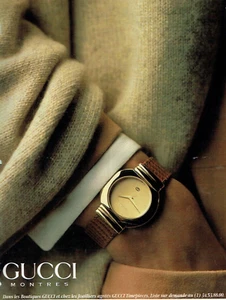 Werbung Advertising 1122 1991 Gucci Herrenuhr Uhren - Bild 1 von 1