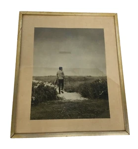Vtg Framed Print of JFK's Favorite Photo of Himself by Mark Shaw Hyannis Port - Bild 1 von 15