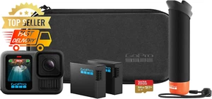 GoPro Hero 13 Black Accessory Bundle Kit Mounts Case Tripod Strap Batteries More - Picture 1 of 12