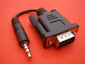 DB9 Male to 3.5mm Male Serial RS232 Adapter Cable 15cm - Picture 1 of 2