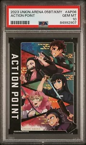 Demon Slayer: Kimetsu No Yaiba Union UA05BT/KMY-1-AP06 Action Point PSA 10 Pop 8 - Picture 1 of 2