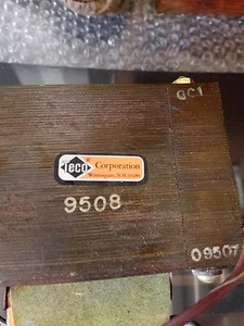Transformador TECO CORP 9508 09507, USADO, PIEZAS, SISTEMA SERVO-II - Imagen 1 de 8