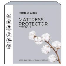 Protect-A-Bed Cotton Jersey Mattress Protector, Queen