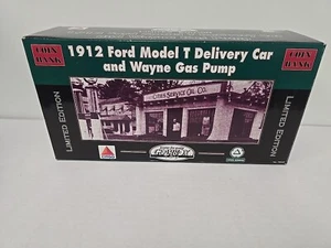 GEARBOX CITGO 1912 FORD MODEL T DELIVERY TRUCK COIN BANK & WAYNE GAS PUMP NEW - Picture 1 of 11