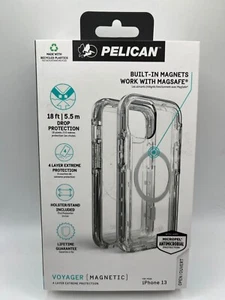 Pelican Voyager Series Case With MagSafe For iPhone 13 (6.1") Only - Clear - Picture 1 of 5