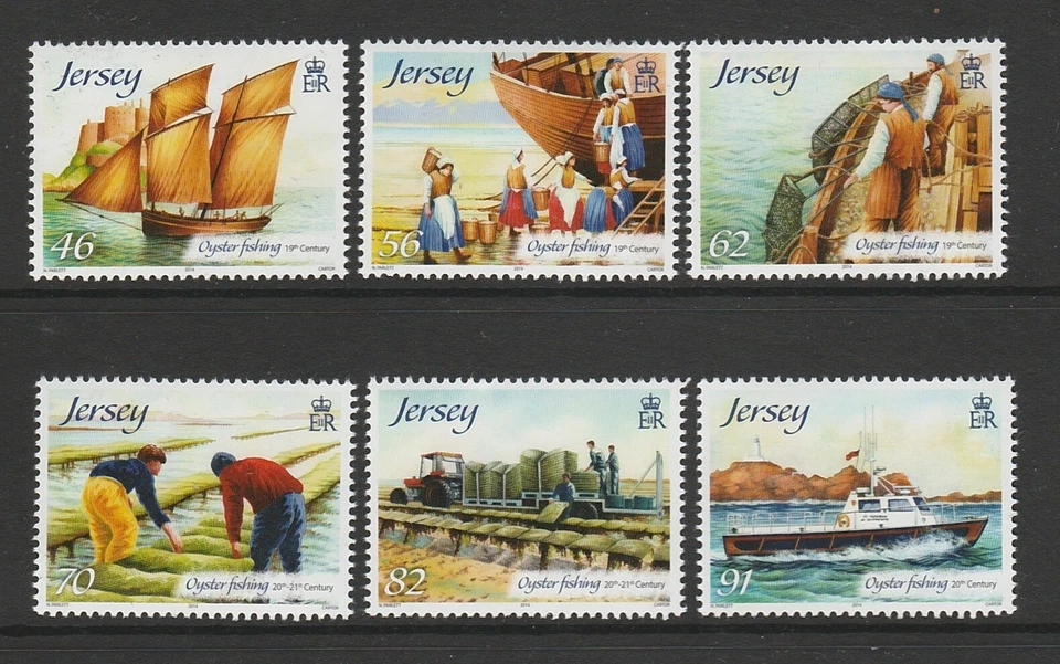 Jersey 2014 Oyster Fishing SG 1875-1880 set MNH - Image 1 of 1