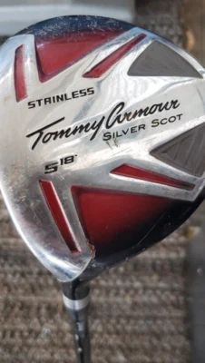 43 IN LH TOMMY ARMOUR SILVER SCOT STAINLESS STEEL 18 DEG 5 FAIRWAY WOOD EXC 0325 - Image 1 of 4
