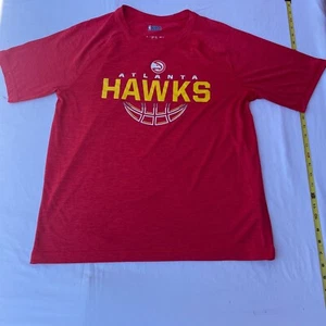 Atlanta Hawks NBA T-Shirt Herren L kurzärmelig Rundhalsausschnitt grau neu mit Etikett - Bild 1 von 5
