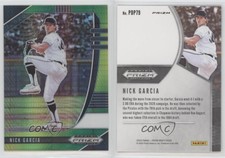 2020 Panini Prizm Draft Picks Green and Yellow Hyper Prizm Nick Garcia #PDP79