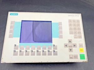 SIEMENS SIMATIC OP27 6AV3627-1JK00-0AX0 OPERATOR PANEL - Photo 1/4