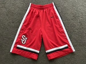 VINTAGE St. John’s Red Storm AUTHENTIC Shorts Small Red Mens Basketball NCAA - Picture 1 of 10