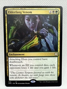 MTG - Elderfang Venom Commander: Kaldheim Regular NM Pack Fresh - Bild 1 von 1