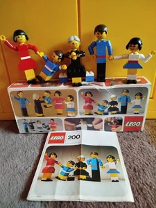 LEGO Set #200 Lego Family (Vintage Home Maker Figures) inc. Box & Instructions - Picture 1 of 5