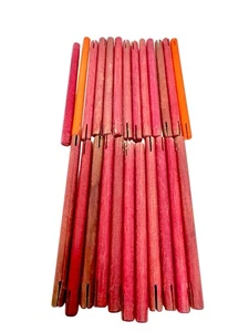 Tinkertoy 24 Red & Orange Classic Wooden Replacement Rods Large Set - Picture 1 of 6