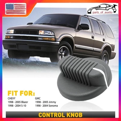Climate Control Knob AC Fan Heater For 1998-05 Chevy Blazer S10 GMC Jimmy Sonoma - Image 1 of 4