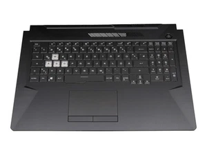 Asus FX706HC original Tastatur inkl. Topcase DE (deutsch) schwarz/transparent/sc - Afbeelding 1 van 4