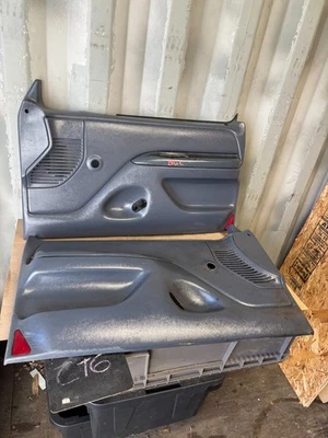 Ford F250 F350 F150 1992 94 1995 1996 paneles de puerta azul proyecto manual áspero azul Foto 1 de 4