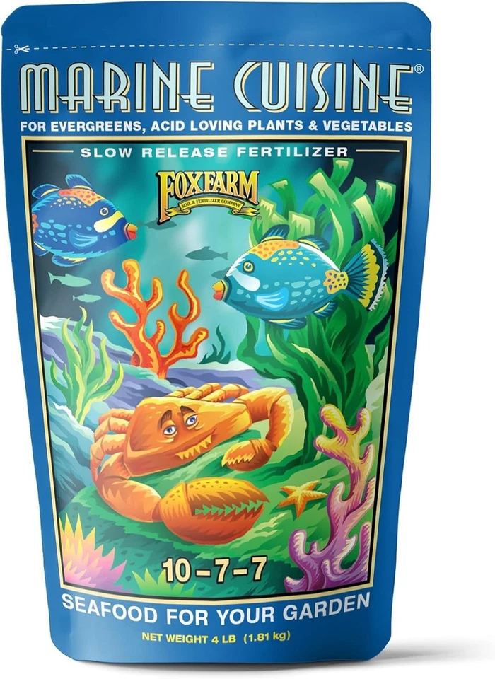 Fertilizante multiusos FoxFarm Marine Cuisine - Alimento vegetal granular de liberación lenta Foto 1 de 1