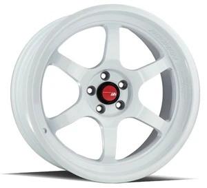 18x8.5 Aodhan AH08 AH8 Custom 5x112 35 White Wheels Rims Set(4) 73.1 - Picture 1 of 1