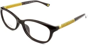 Gucci GG3708/F 2XT Black/Gold Cat Eye PLASTIC EYEGLASSES FRAME 49-15-135 - Picture 1 of 1