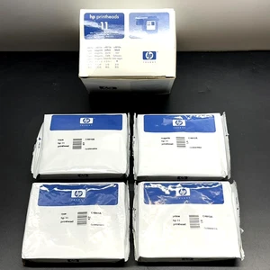 HP 11 Druckköpfe 4er Set Cyan Magenta Gelb Schwarz C4811A C4812A C4813A C4810A - Bild 1 von 21