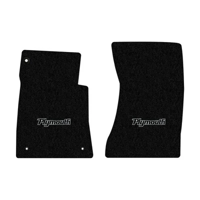 Juego de 2 alfombrillas Lloyd para 1957-1961 Plymouth Fury, negras Foto 1 de 4