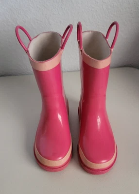 Western Chief Youth Girls Sz 9/10 Shoes Pink Pull On Comfort Gardening Rain Boot - Изображение 1 из 4