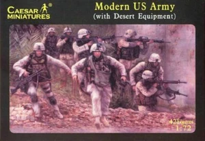 CAESAR MINIATURES 1/72 - H030 Modern US Army (with Desert Equipment - Imagen 1 de 1