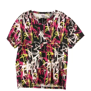 NWT INC Men Graffiti Streetwear T-shirt Size XL Multicolor Cotton Blend Knit - Picture 1 of 9