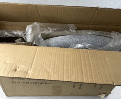 Silla lateral apilable de acero de tela gris Flash Furniture BT-515-1-GY-GGG BT5151GY Foto 1 de 4