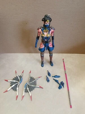 Figura de acción suelta exclusiva Mezco Toys Mortal Kombat X Kitana PX 2015 Foto 1 de 4