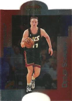 1998-99 Bowman's Best #MI10 Detlef Schrempf / Shareef Abdur-Rahim Mirror Image - Image 1 of 2