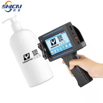 Portable handheld inkjet printer prints labels, stickers, logos, expiration date - Image 1 of 4