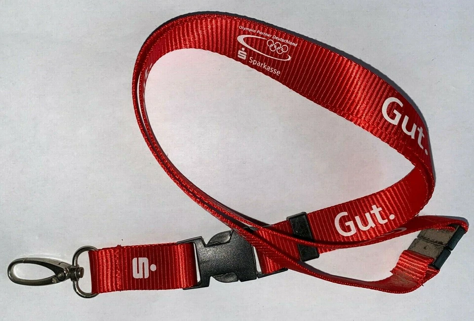Sparkasse Olympia Partner Deutschland Schlüsselband Lanyard NEU (E74)