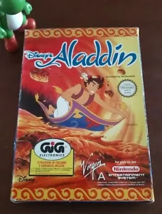 ALADDIN DISNEY CIB NINTENDO NES -AJ-UKV GIG ITA RARE pal A UKV AUS EXTREME RARE - Foto 1 di 23