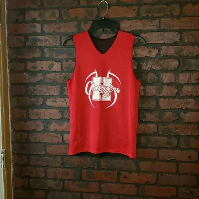 Sussex WI Hamilton Chargers Highschool Jerzee Reversible #22 Red Black Women S - Image 1 of 4