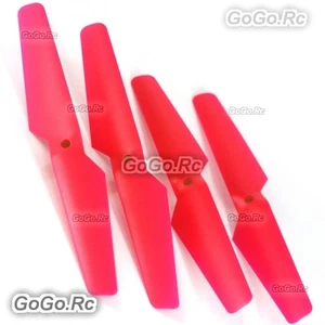4 Pcs CW CCW Red Syma X5C X5 Rc Quadcopter Main Blades Propellers Spare Parts - Picture 1 of 1