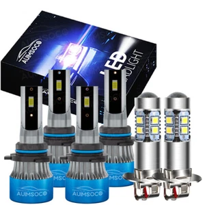 For Toyota Corolla 2001-2004 -Xenon White LED Headlight & Fog Light Bulbs Kit 6* - Picture 1 of 18