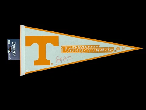 Tennessee Volunteers autographed Pennant by Jordan McRae with COA.  Collector’s! Cover