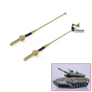 Heng Long RC Tank Metal Antenna Parts for 1/16 IDF Merkava MK IV 3958 Tanks DIY - Picture 1 of 6