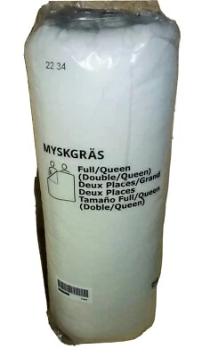 IKEA Myskgras полный / королева одеяло пододеяльник вставить заполнения 100% поли волокна новый - Изображение 1 из 4
