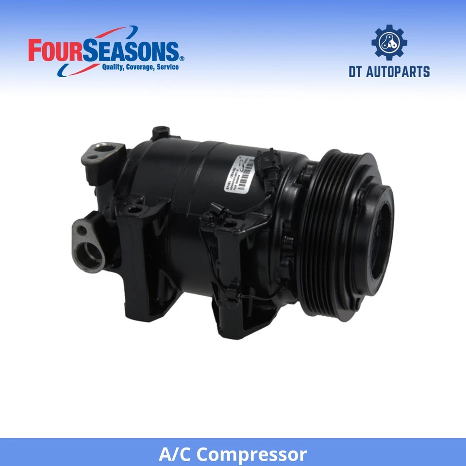 For 2002-2006 Nissan Altima 2.5L L4 A/C Compressor 4 Seasons 2003 2004 2005 - Image 1 of 4