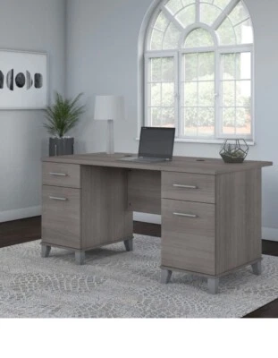 Bush Furniture Somerset 60W Office Computer Desk with Drawers  - Image 1 of 3