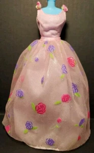 2000 Barbie Rose Princess Replacement Dress & Skirt Only #28990 - Picture 1 of 6