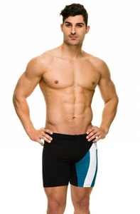 TEAMM8 Men's NWT St8ment Bike Short Size Large Black/Teal - Bild 1 von 5