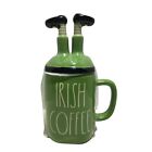 Rae Dunn by Magenta Whimsical Green IRISH COFFEE Mug Topper Leprechaun cup tea