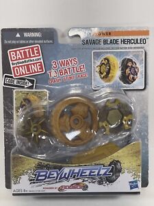 Beywheelz Savage Blade Herculeo W-11 Power Launchers Battlers Cards Hasbro