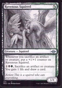 Ravenous Squirrel (Showcase) Modern Horizons 2 - Magic MTG NM - Picture 1 of 3