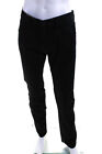 Prada Mens Mid Rise Straight Leg Tapered Fit Jeans Black Cotton Size 32
